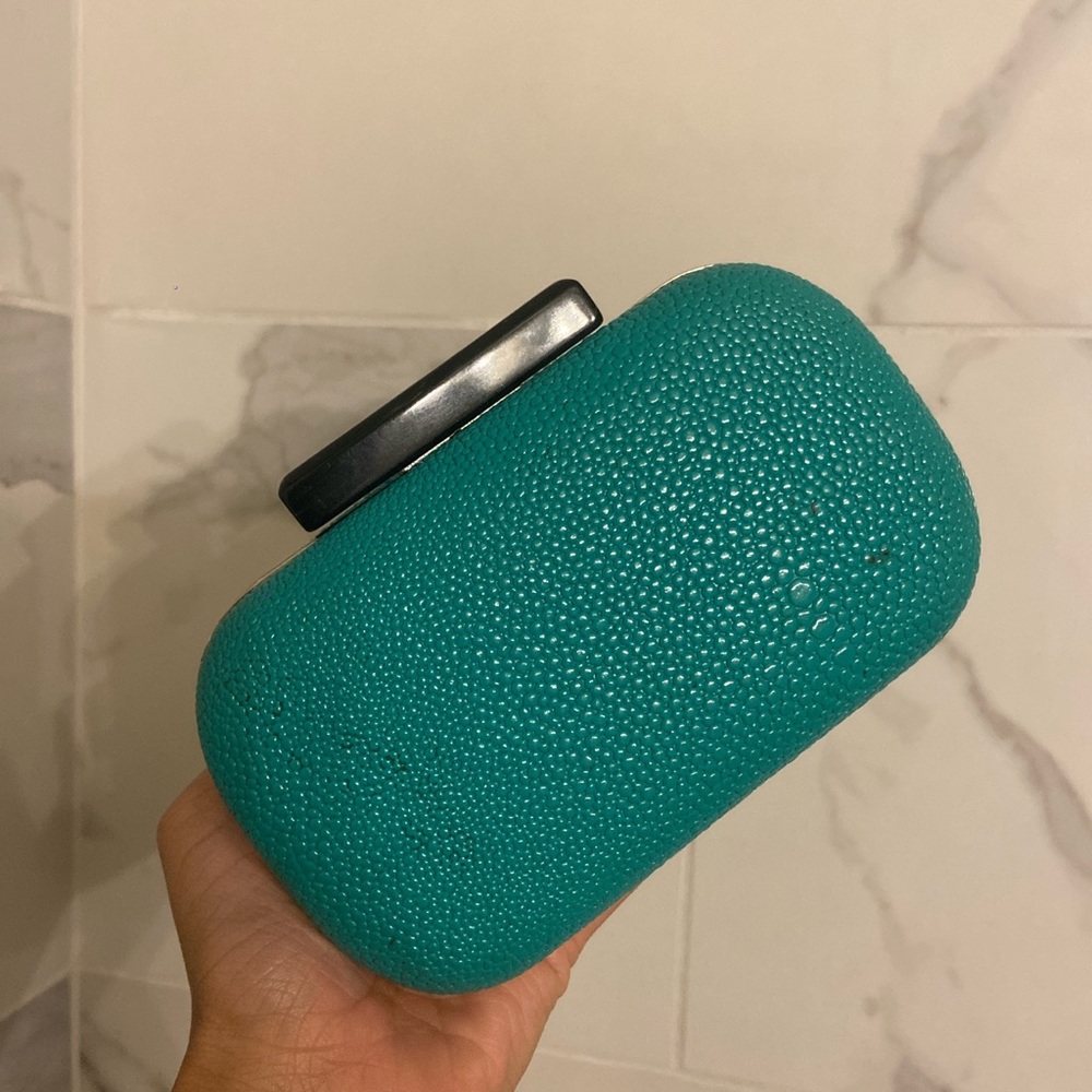 Teal Clutch Purse